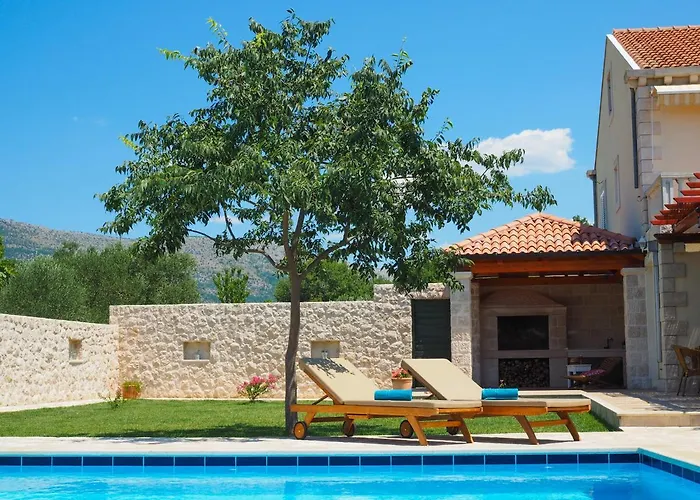 Antonija Heated Private Pool, Near Dubrovnik,8plus 2 P Ideal For Families And Groups וילה