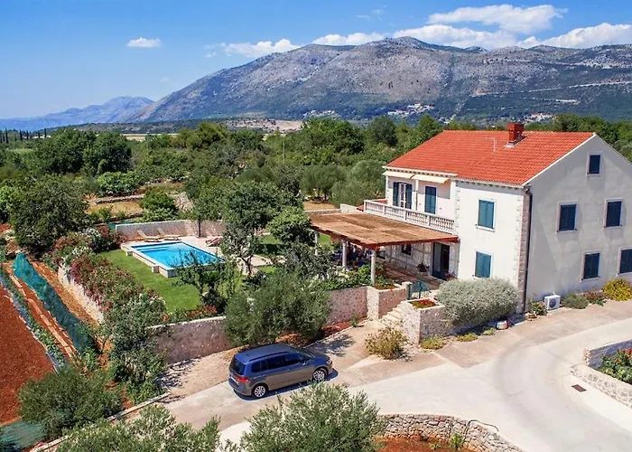 Antonija Heated Private Pool, Near Dubrovnik,8plus 2 P Ideal For Families And Groups וילה